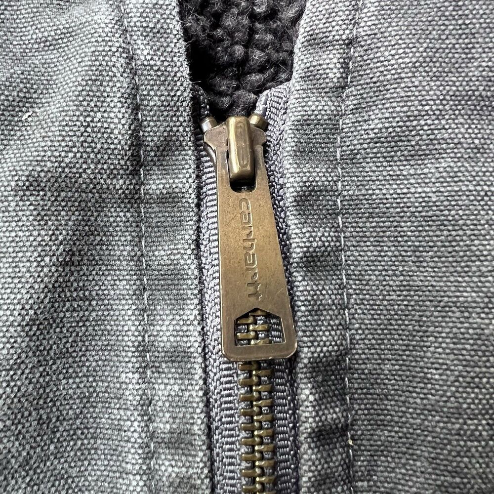 Carhartt V26 GVL Sandstone Duck Sherpa Lined Work Vest Men's XL Regular - Picture 7 of 13